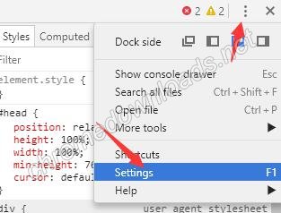 DevTools Theme设置1