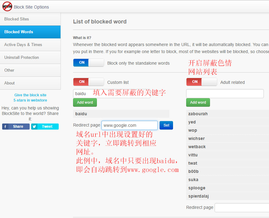 Block_site功能二