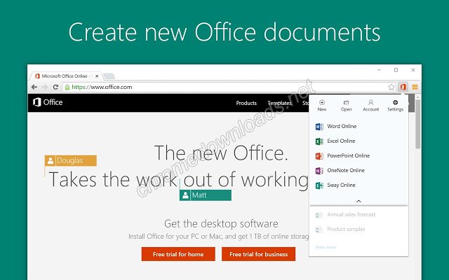 Office Online 在浏览器中查看、编辑和创建 Office 文件介绍图2