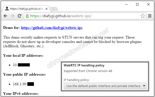 WebRTC Leak Prevent 阻止通过WebRTC漏洞获取真实IP地址介绍图2