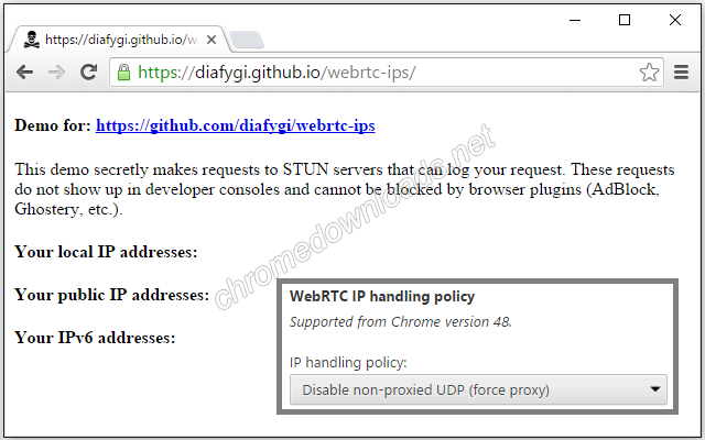 WebRTC Leak Prevent 阻止通过WebRTC漏洞获取真实IP地址介绍图3