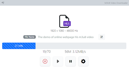 FetchV - Video Downloader for m3u8 & hls Chrome插件下载 视频下载工具介绍图4