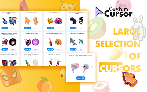 Custom Cursor 插件预览图1