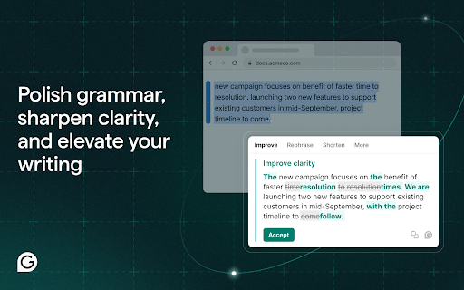 Grammarly 插件预览图3