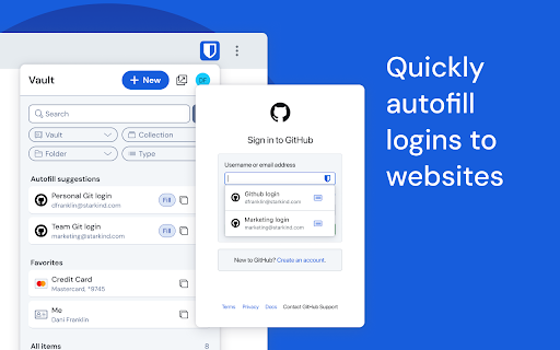 Bitwarden 插件预览图5