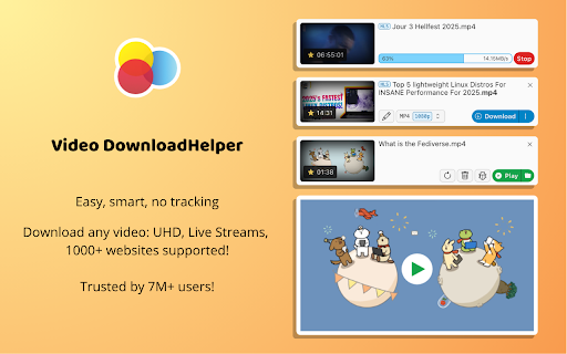 Video DownloadHelper 插件预览图3